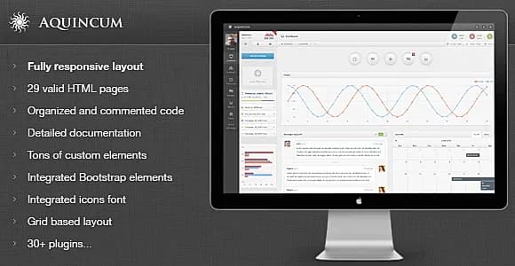 Aquincum - Premium Responsive Admin Template