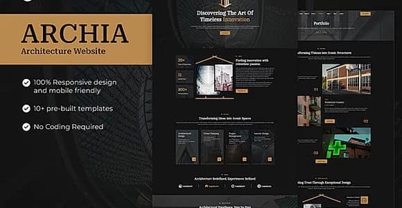 Archia - Achitecture Elementor Pro Template Kit