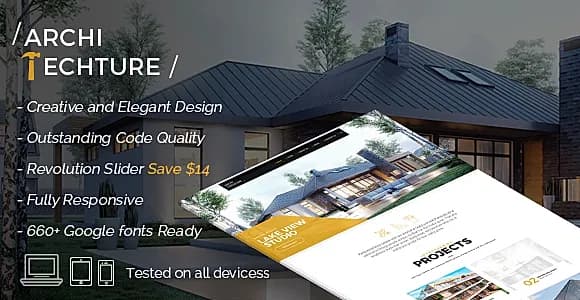 Architecture - Portfolio, Design & Architect Template