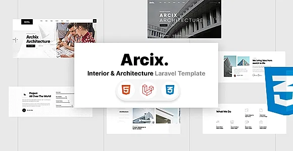 Arcix - Architecture Laravel Template