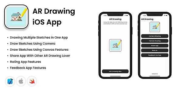 ARDrawing - Augmented Reality Drawing App for iOS