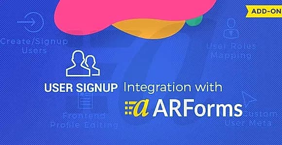 ARForms - User Signup Addon WordPress Plugin
