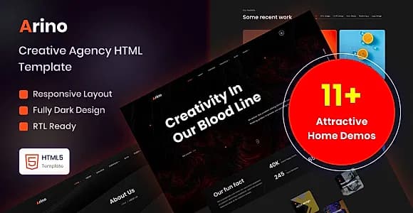 Arino - Creative Agency Template