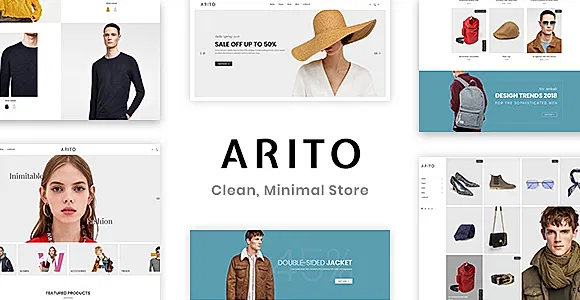 Arito - Clean, Minimal Store PSD Template
