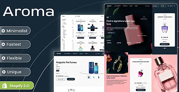 Aroma - Fragrance eCommerce Shopify 2.0 Store