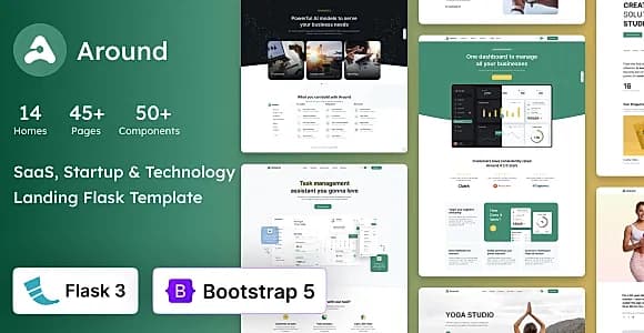 Around - SaaS, Startup & Technology Flask 3 Landing Template