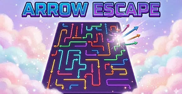 Arrow Escape - HTML5 Game ( 90 level + Level Editor )