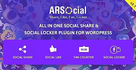 ARSocial - All In One Social Share Plugin WordPress Plugin