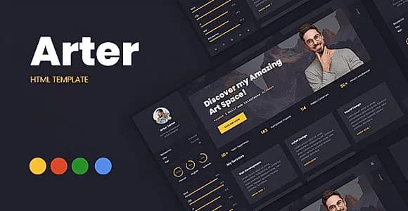 Arter - CV Resume Portfolio Template