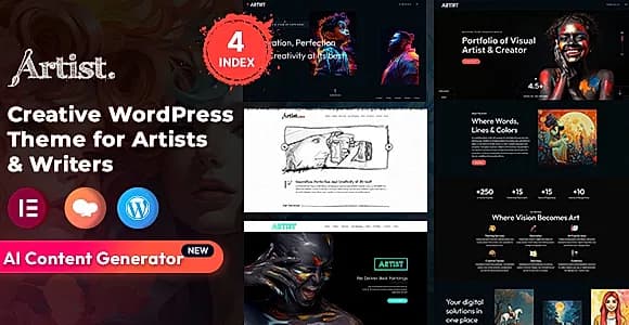 Artist WordPress Theme