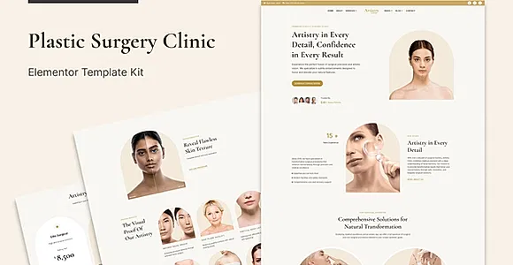 Artistry - Plastic Surgery Clinic Elementor Template Kit