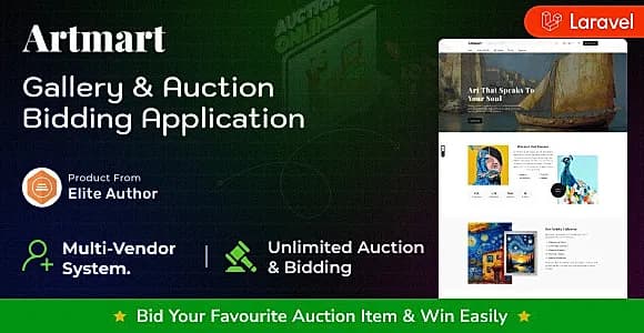 Artmart - Gallery & Auction and Bidding Platform