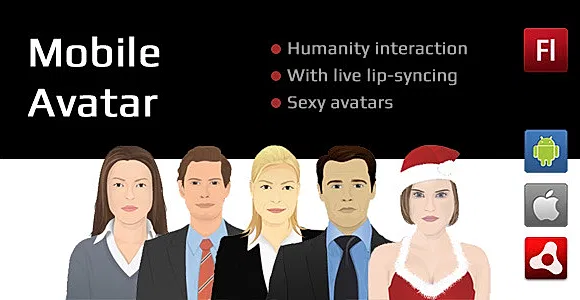 AS3 Talking Avatar lib for Android iOS and desktop