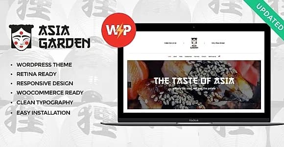 Asia Garden WordPress Theme