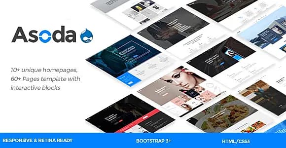 Asoda - Multi-Purpose Responsive Drupal 7 Theme