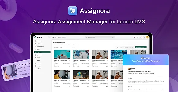 Assignora – Assignment Manager Addon for Lernen LMS