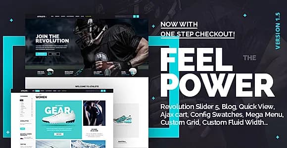 Athlete - Fluid Responsive Magento Theme