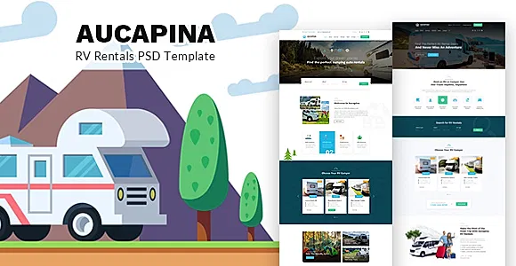 Aucapina - Auto Camping  PSD