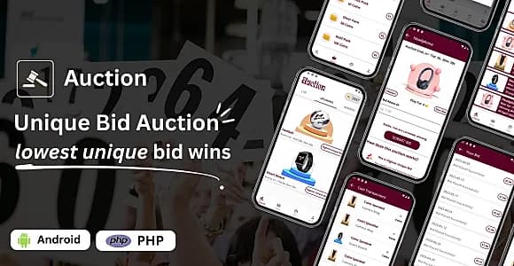 Auction App with Admin Panel