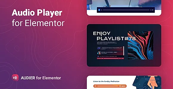 Audier for Elementor WordPress Plugin