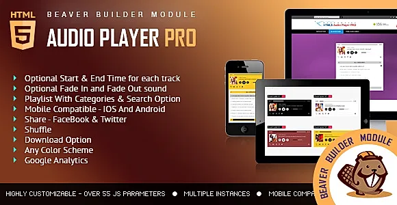 Audio Player PRO - Beaver Builder Module