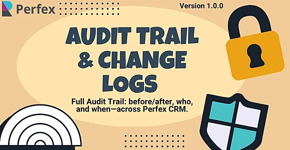 Audit & Change Log Tracking for Perfex CRM