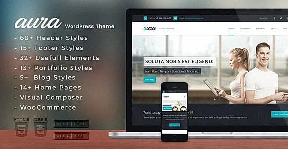Aura WordPress Theme
