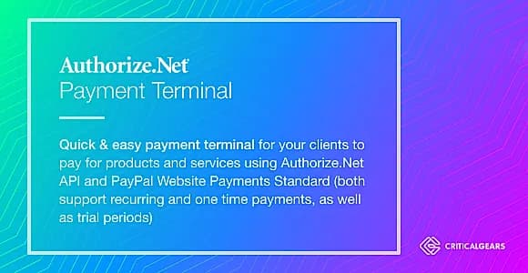 Authorize.net Payment Terminal