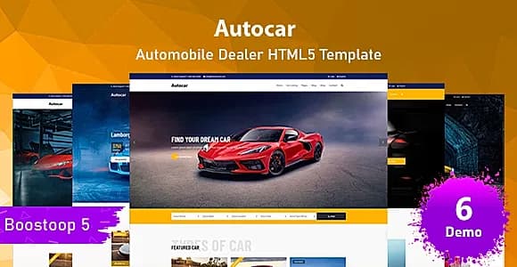 Auto Car - Automobile HTML5 Template