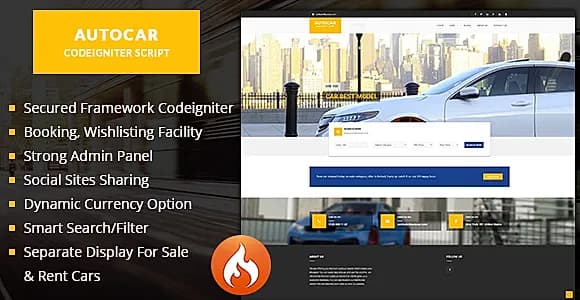 Auto car - Car listing script car dealer script