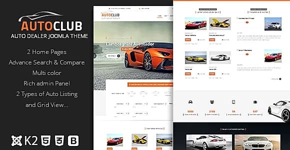 Auto Club - Responsive Car Dealer Joomla Template