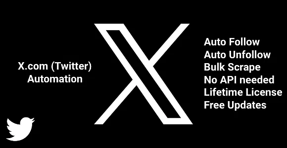 X (Twitter) Auto Follow/Unfollow/Scraper