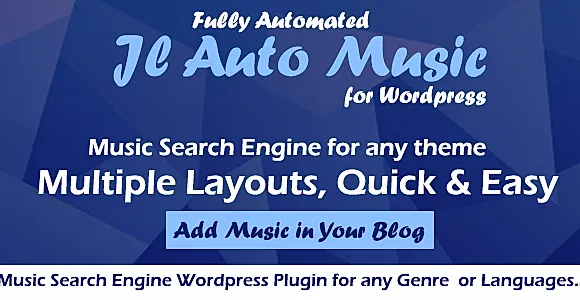 Auto Mp3 Music Search Engine Wordpress Plugin