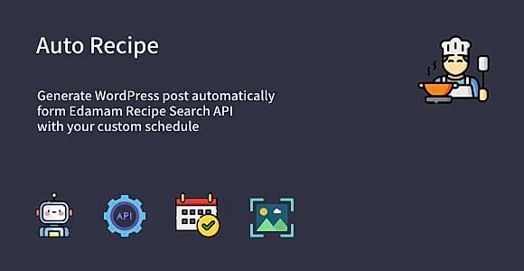 Auto Recipe WordPress Plugin