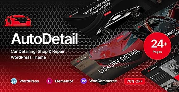AutoDetail WordPress Theme