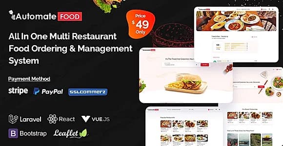 AutomateFood - Multi Restaurant & POS Management SaaS Application