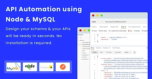 Automating APIs with Node.js, MySQL, Express and Postman
