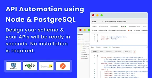 Automating APIs with Node.js, PostgreSQL, Express and Postman