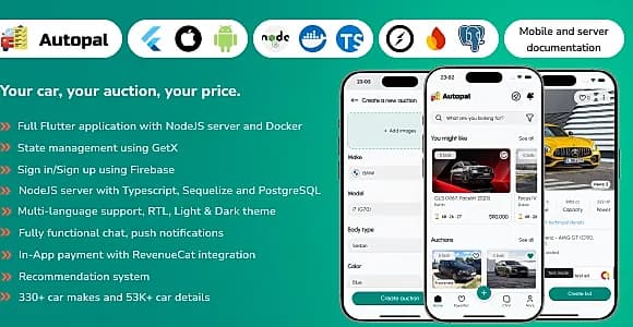 Autopal - Car auctions (Full Application)