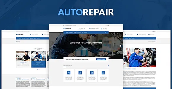 AutoRepair – Car Mechanic – HTML5 Template