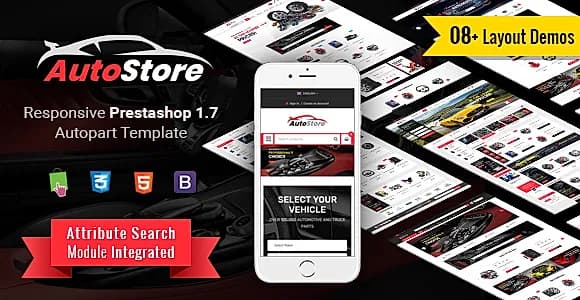 AutoStore - Responsive PrestaShop 1.7 Autopart Theme