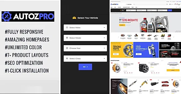 Autozpro- Premium Auto Parts  Shopify Theme