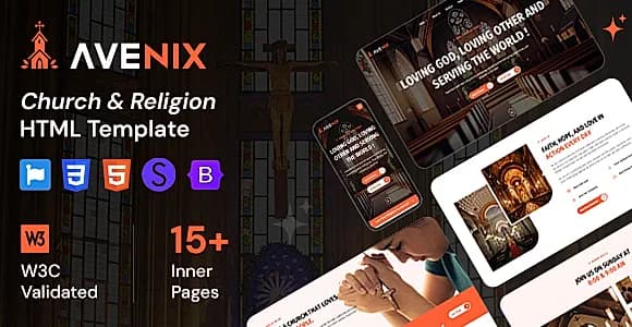 Avenix - Church HTML Template