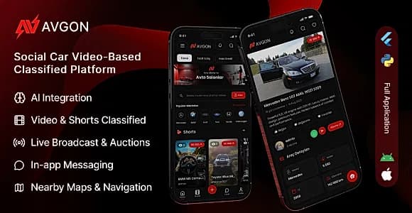 Avgon Autos - Social Car Classified Application