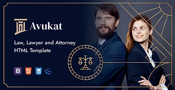 Avukat – Lawyer and Attorney HTML Template