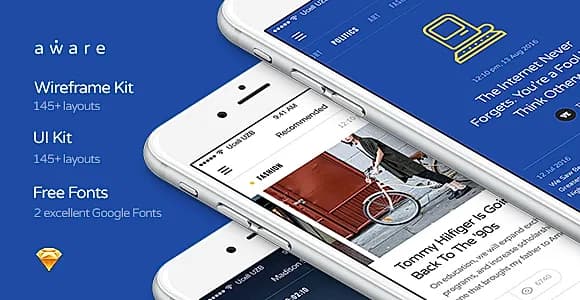 Aware Mobile UI/UX Kit