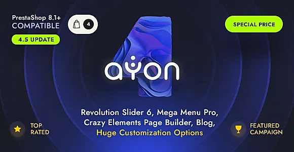 AYON - Multipurpose Responsive Prestashop Theme