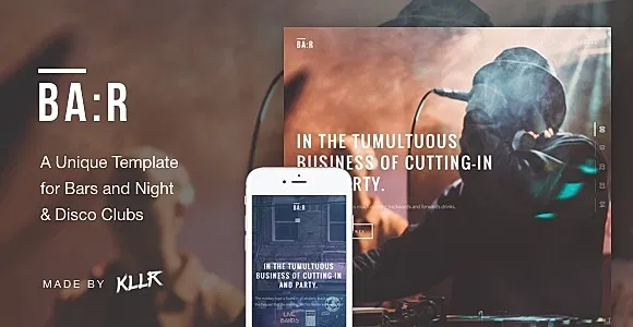 BA:R - Unique Bar, Night & Disco Club Template