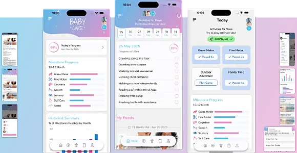 BabyCare UI Kit: React Native Baby Development Template