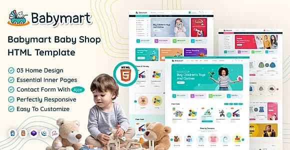 Babymart – Baby Shop HTML Template